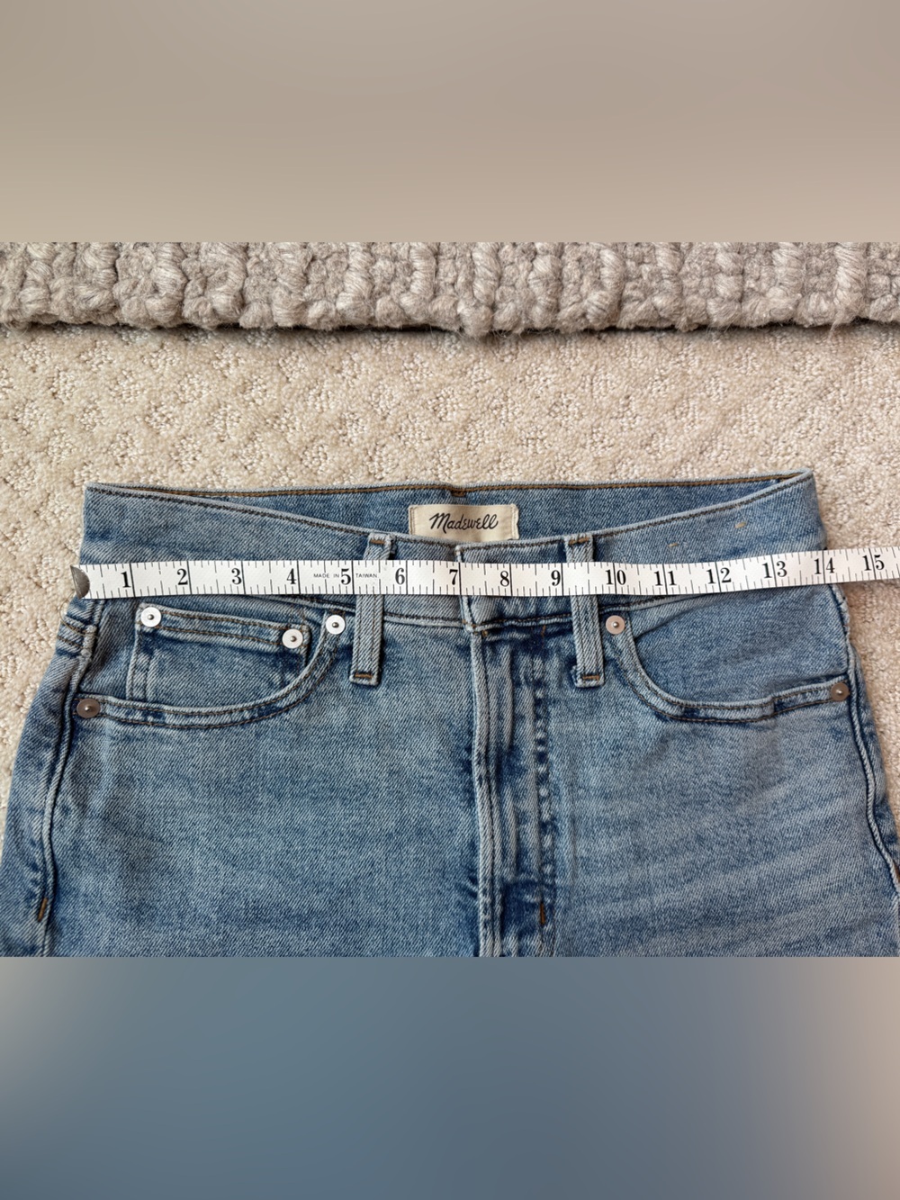 Madewell the perfect vintage Jean. Women’s size 26. Light wash - Picture 8 of 8